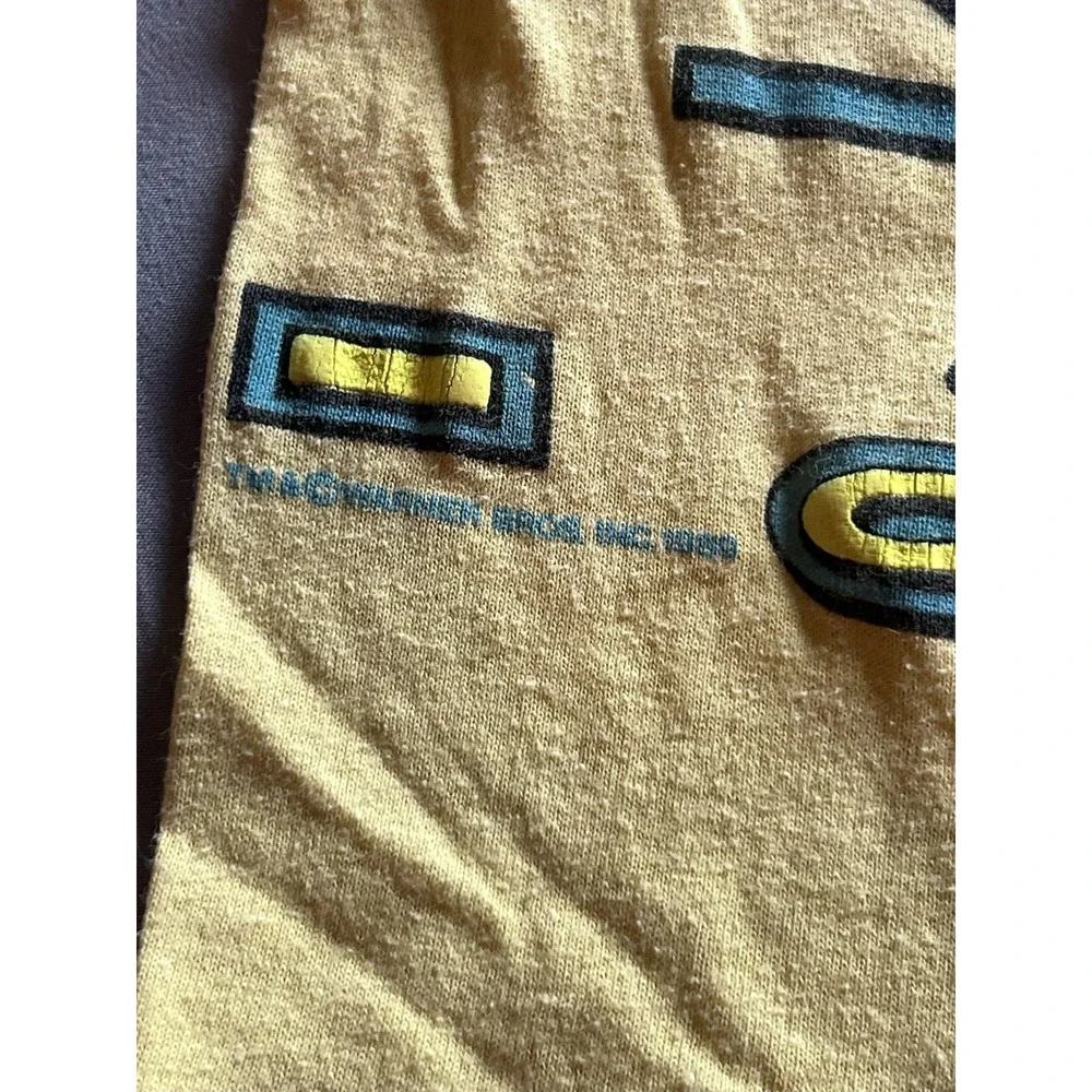 Vintage 1989 Looney‎ Tunes Daffy Duck Shirt Kids Size Med Made In USA Baseball